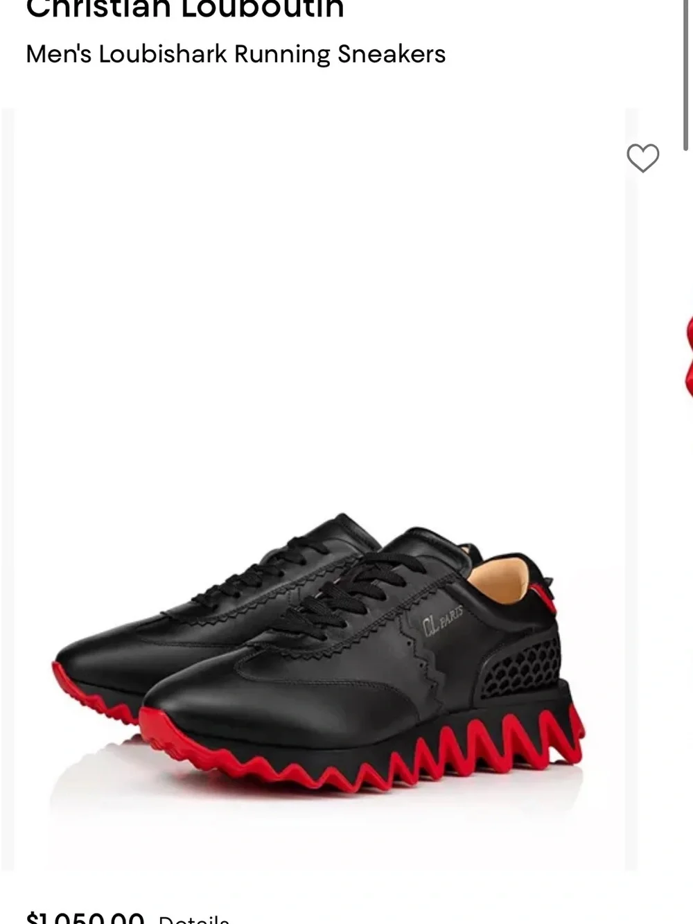 Christian Louboutin Men's Loubishark Running Sneakers